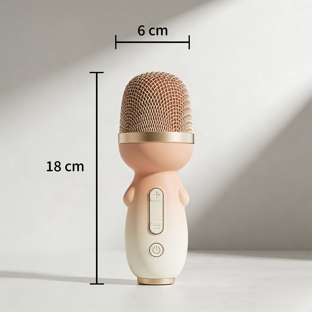 ボタン付き知育音楽マイクおもちゃの操作説明