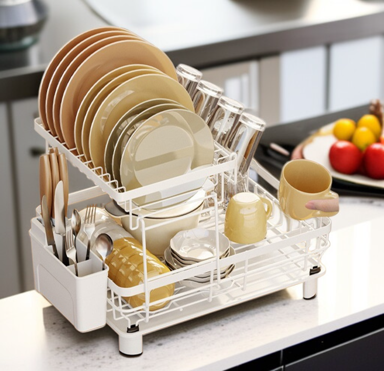 이중탈착식으로 분리/세척이 쉬운 건조대