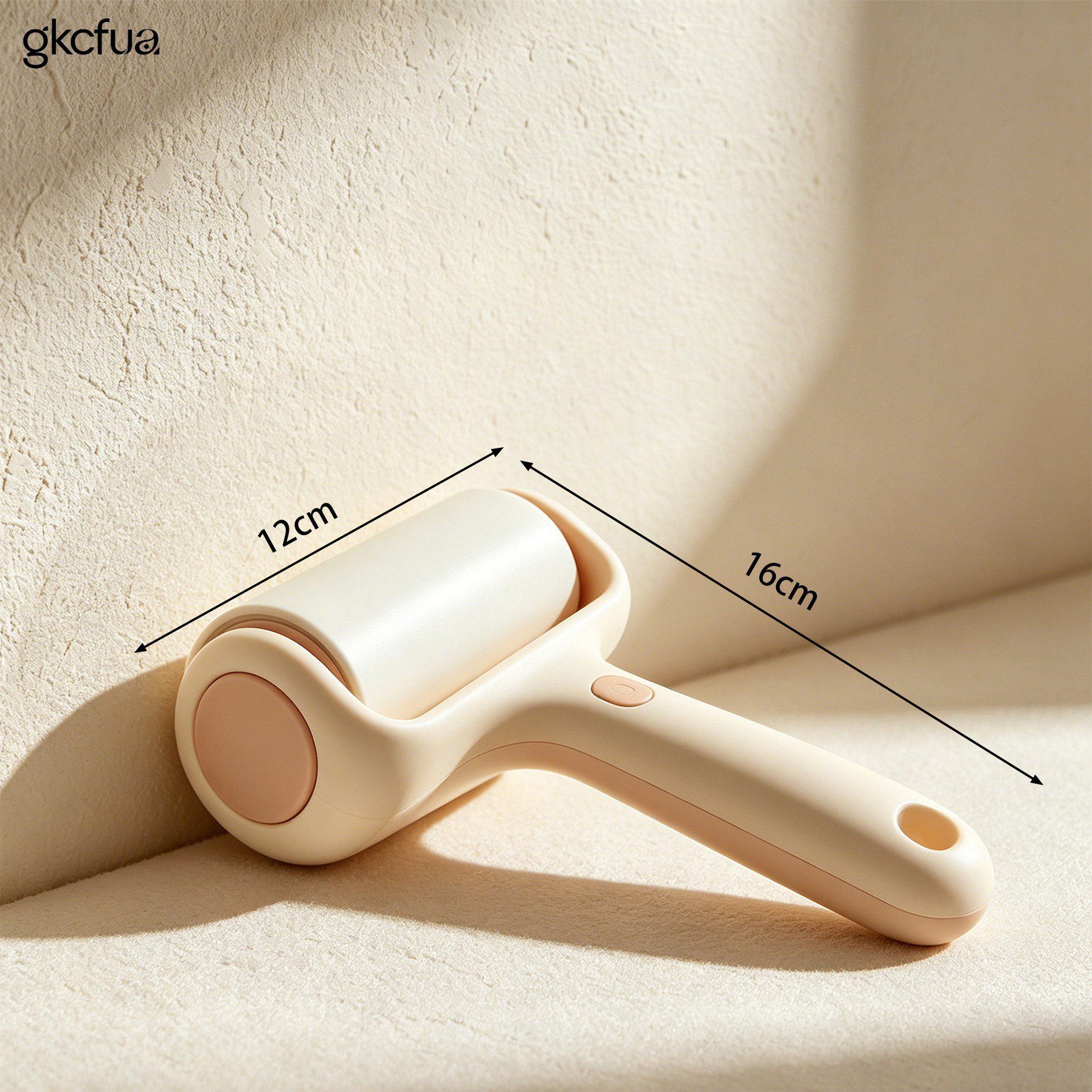 Portable lint roller for travel and home use
