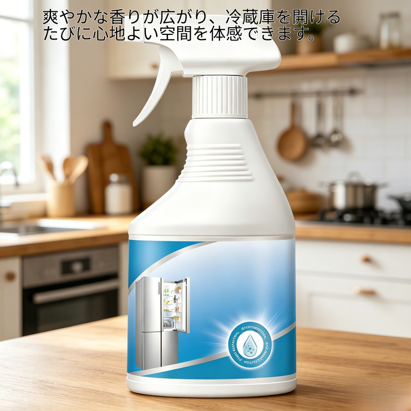冷蔵庫専用洗浄剤と消臭剤