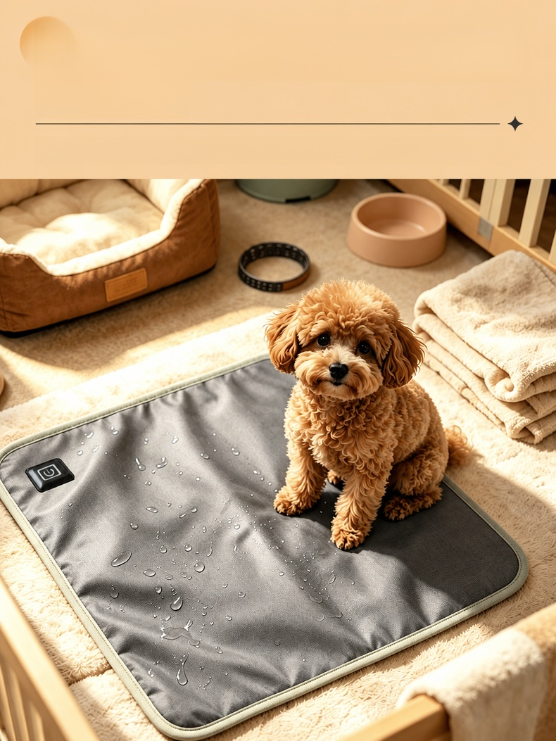Comfortable and safe heating pad for dogs and cats