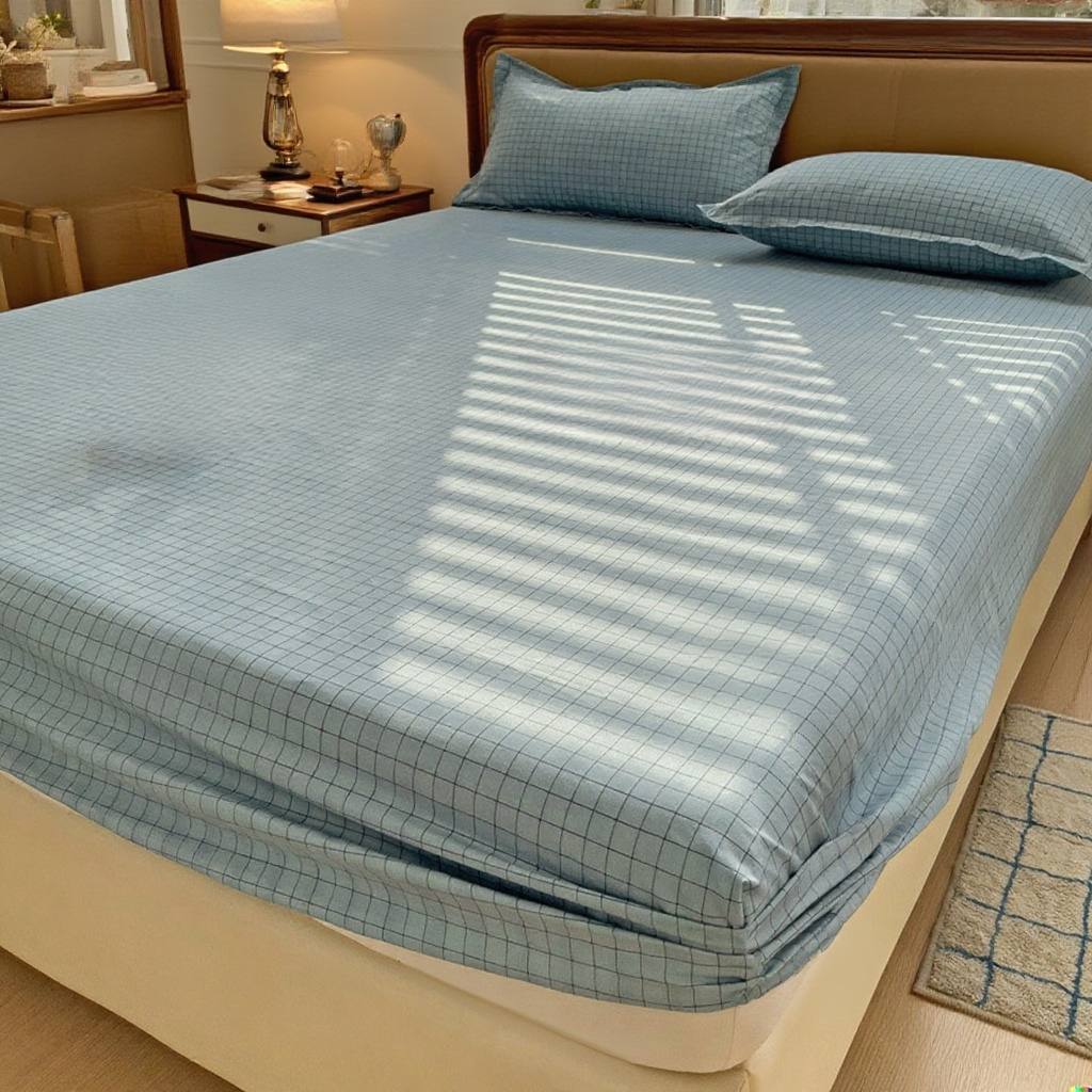 피부 친화적인 3피스 시트 침구 세트