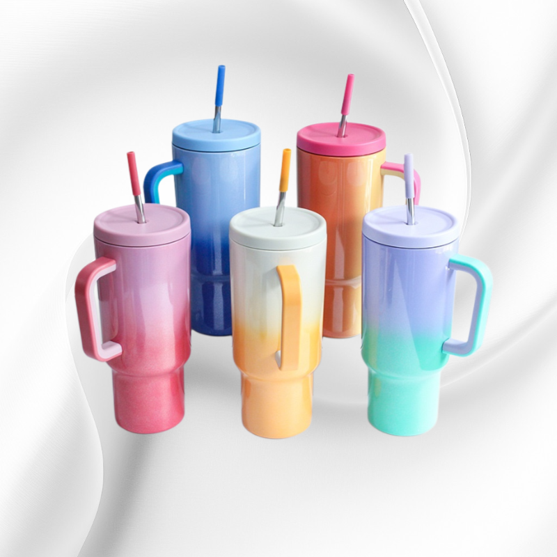 Sports Ice Bar Car Mug with Third Generation Straw