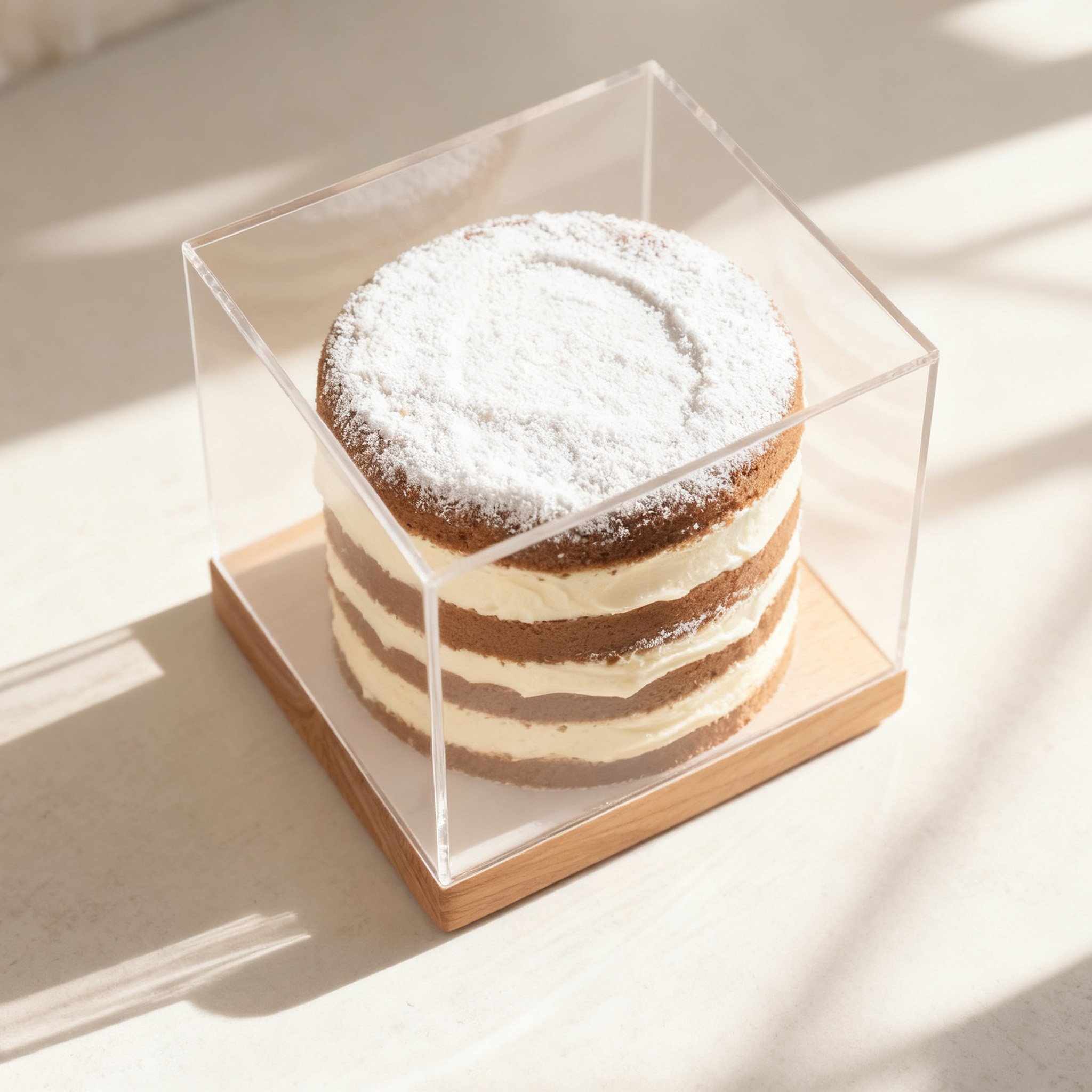 순수 생크림 누드 케이크