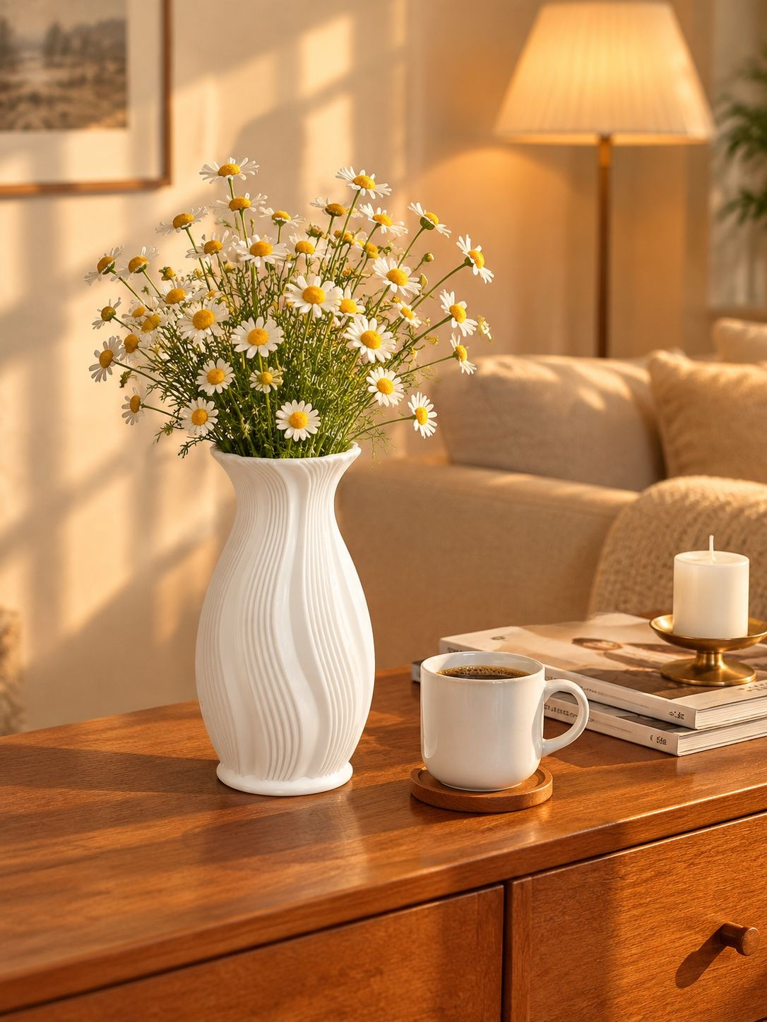 French Gradient Flower Vase