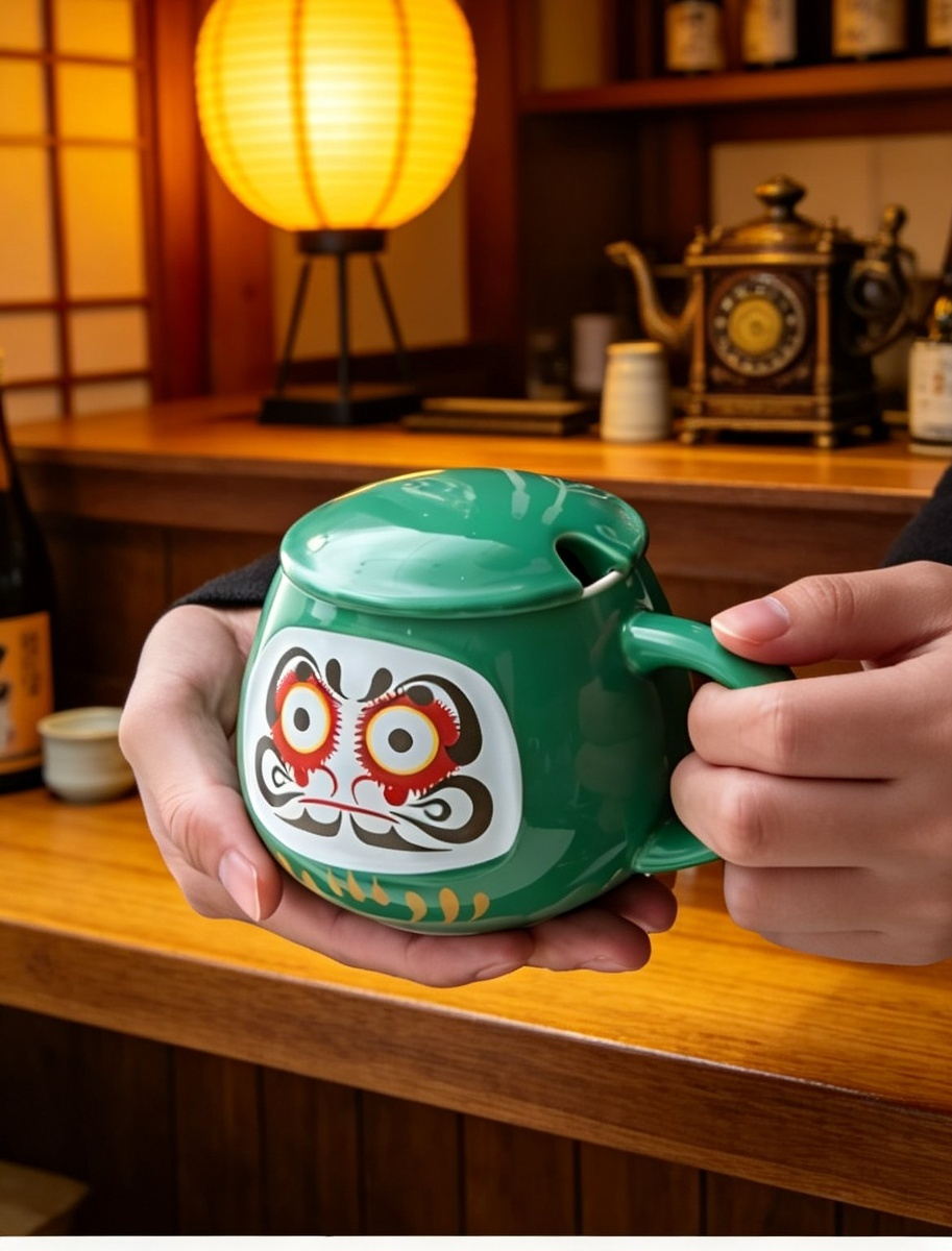 Funny facial expression ceramic mug