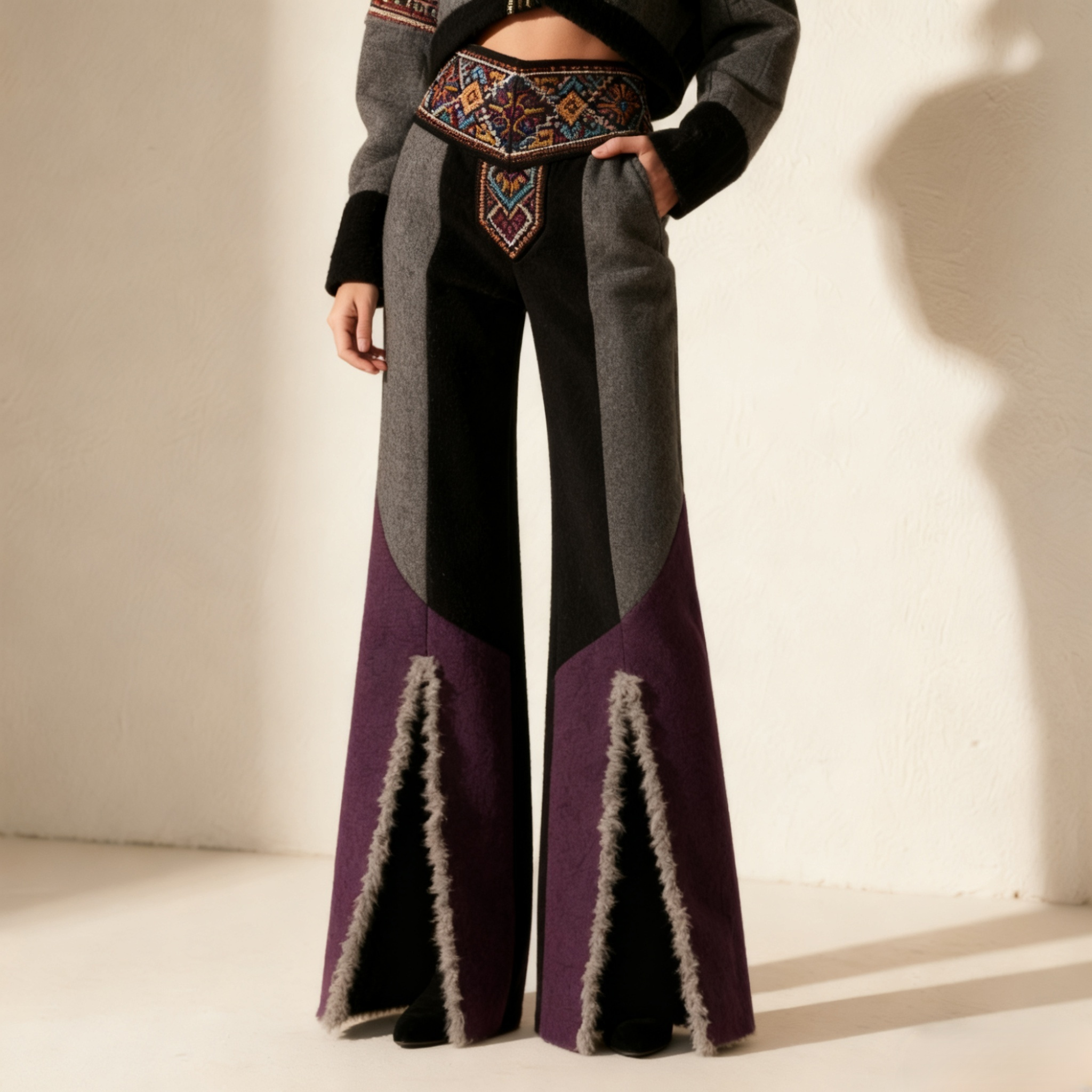 트렌디 롱 부츠컷 팬츠