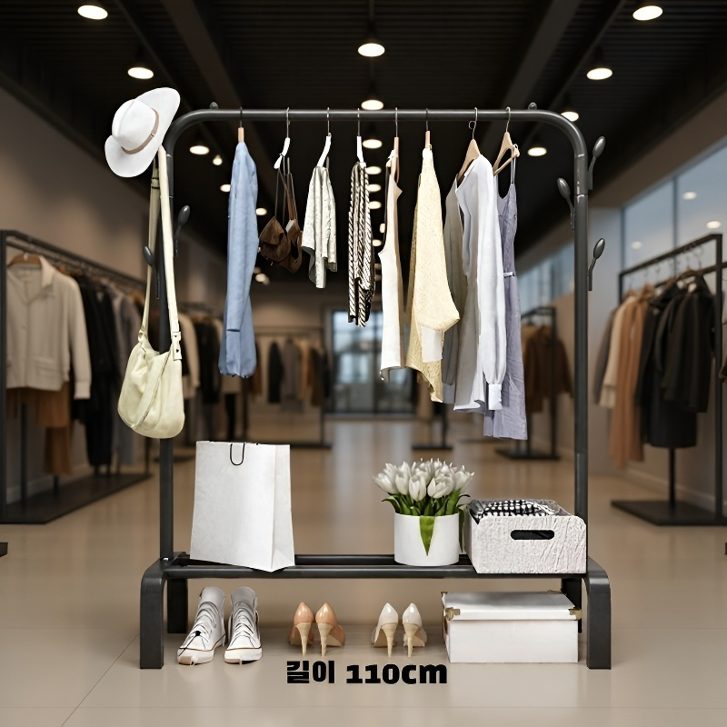 단일봉 스탠드형 옷걸이