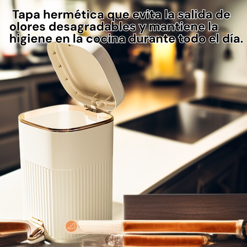 Cubo de basura de cocina de gran capacidad