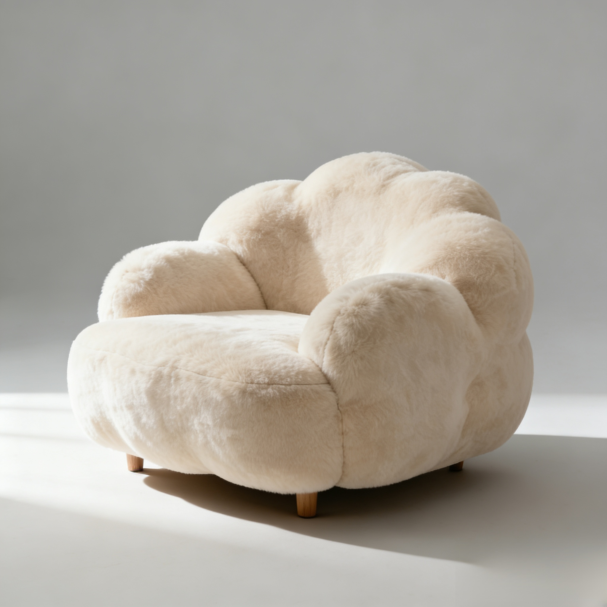 一人用ふわふわソファ