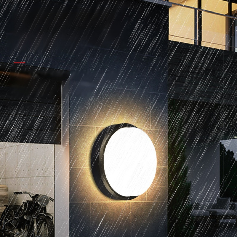 屋外用楕円形天井壁ライト