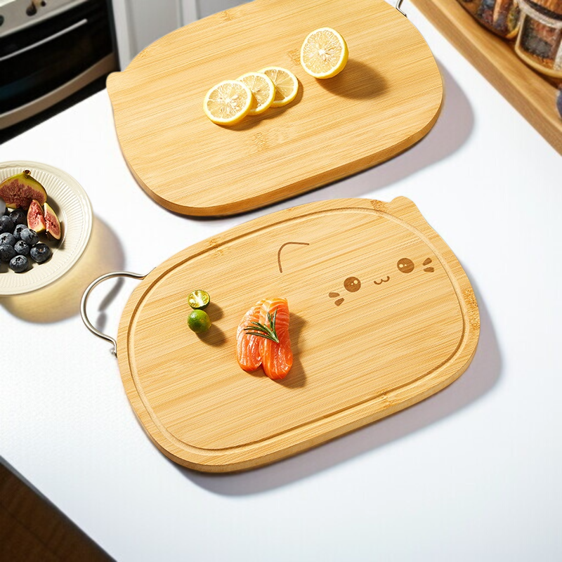 가정용 항균 과일 이유식 도마 원목 곰팡이 방지 귀여운 도마 고양이 주방 필수 과일 이유식 도마