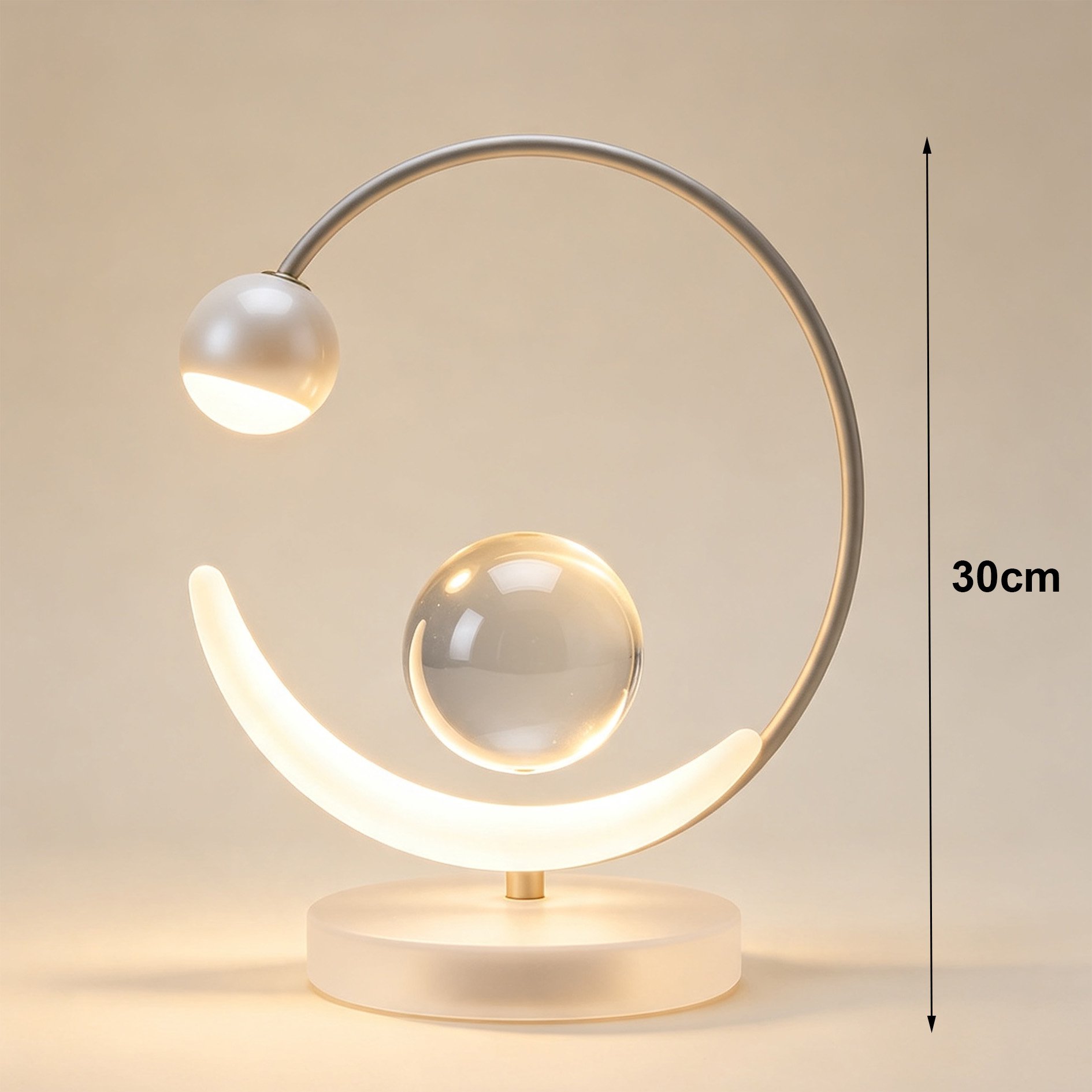 Pair of ambient table lamps creating a cozy atmosphere
