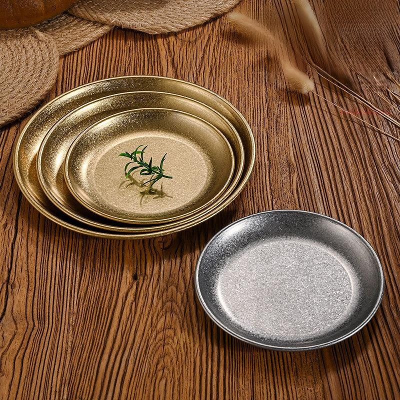 Round Stainless Steel Tray