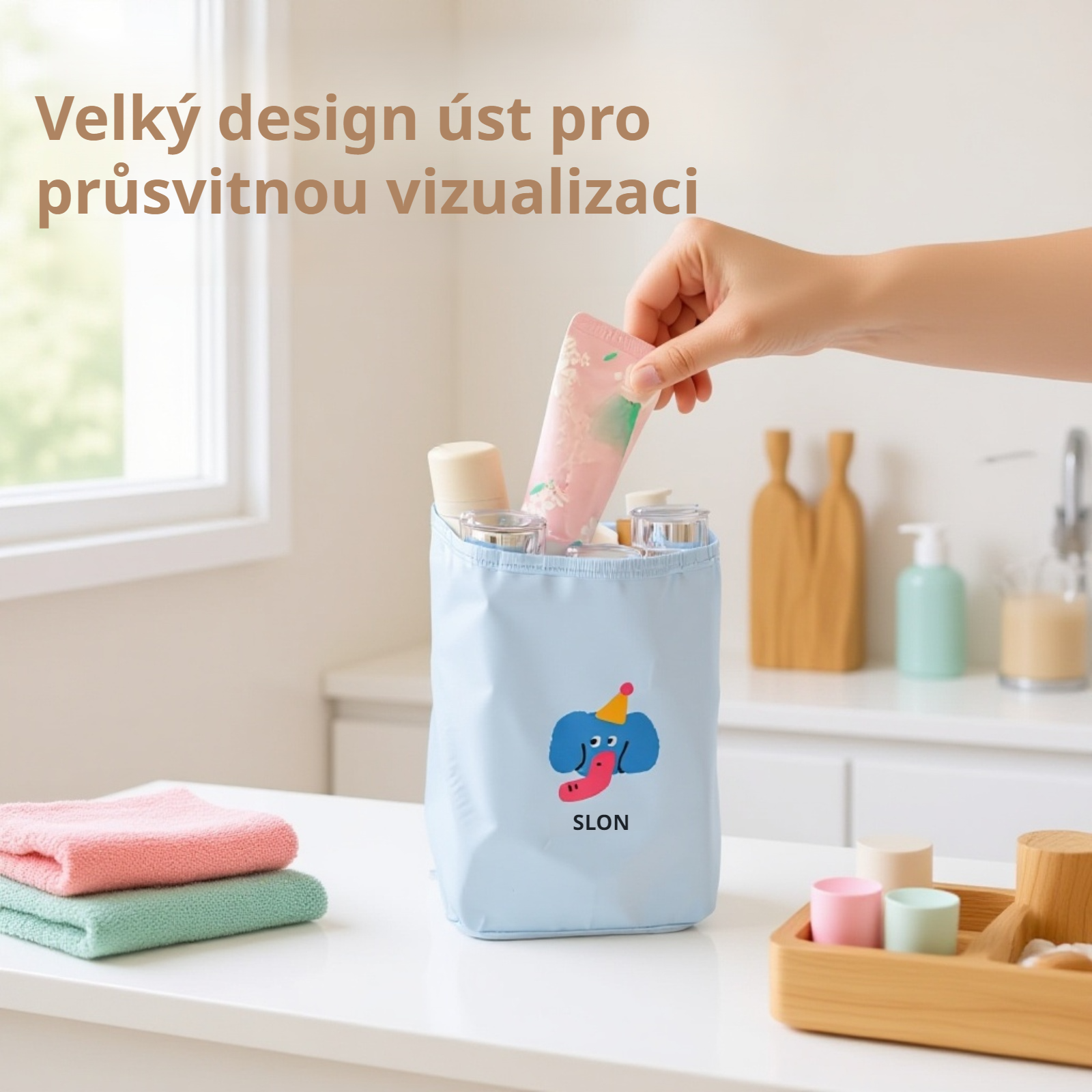 Multifunkční závěsná taška za dveře