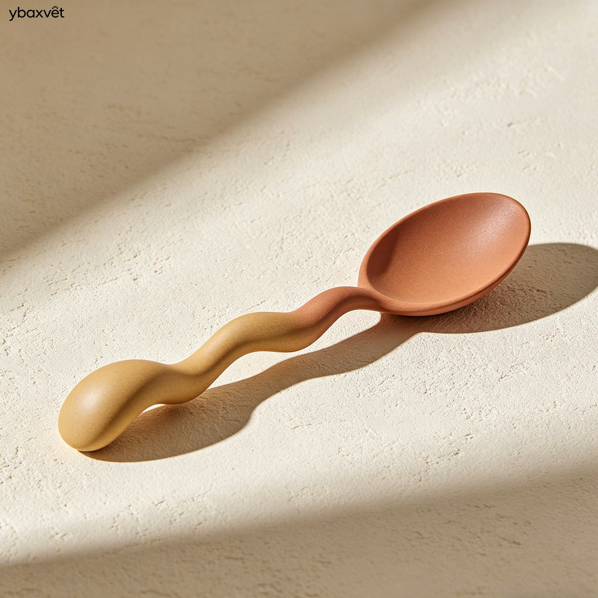 Wavy-shaped spoons (10 pieces)