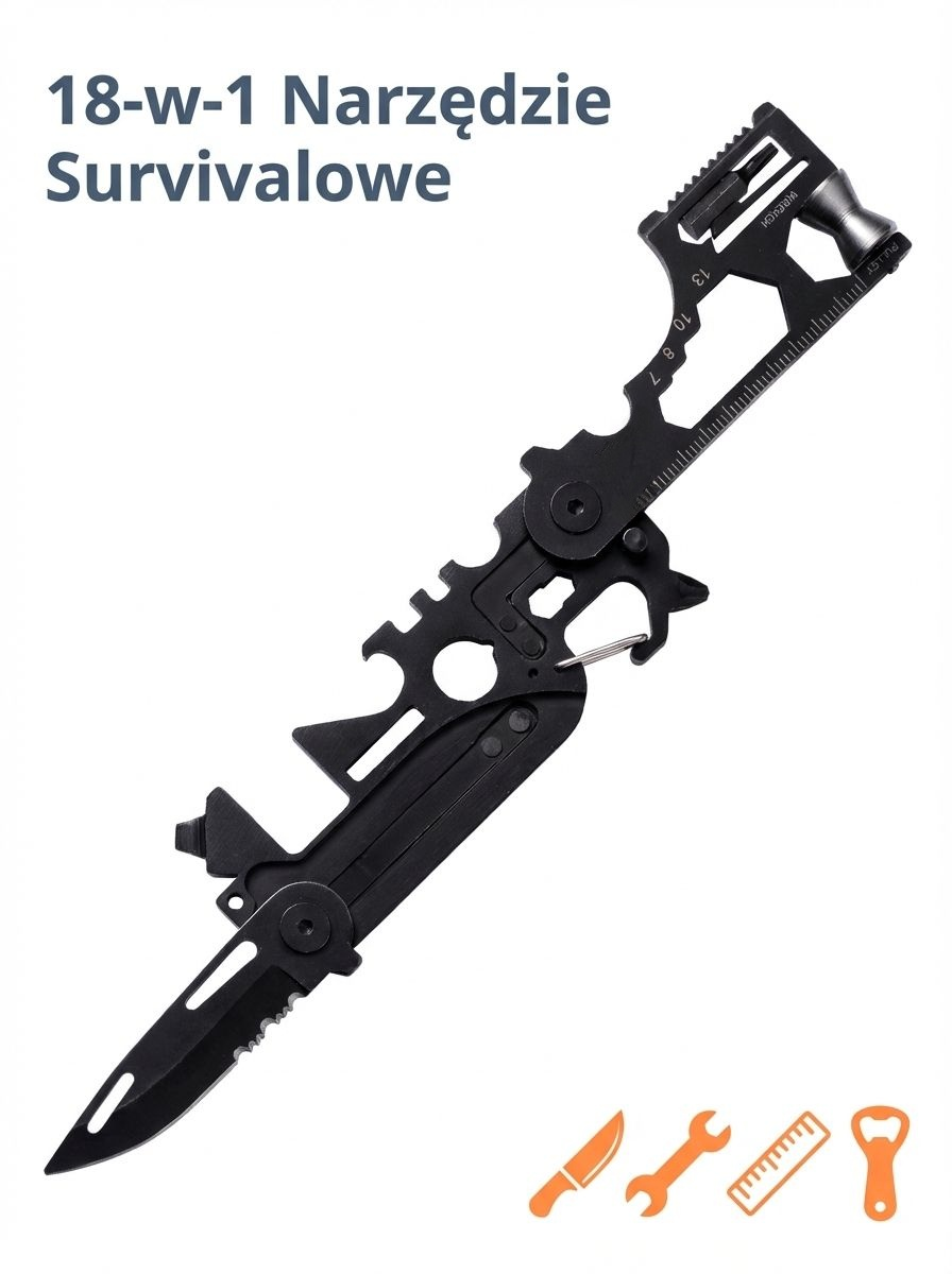 Wielofunkcyjny nóż do kart w portfelu