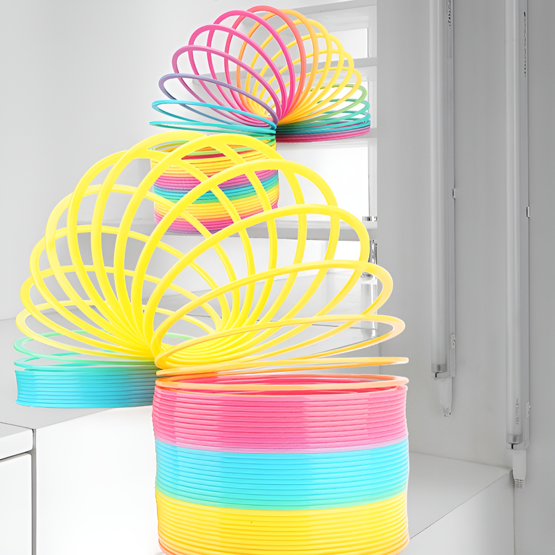 Juguete de anillo arcoíris de primavera