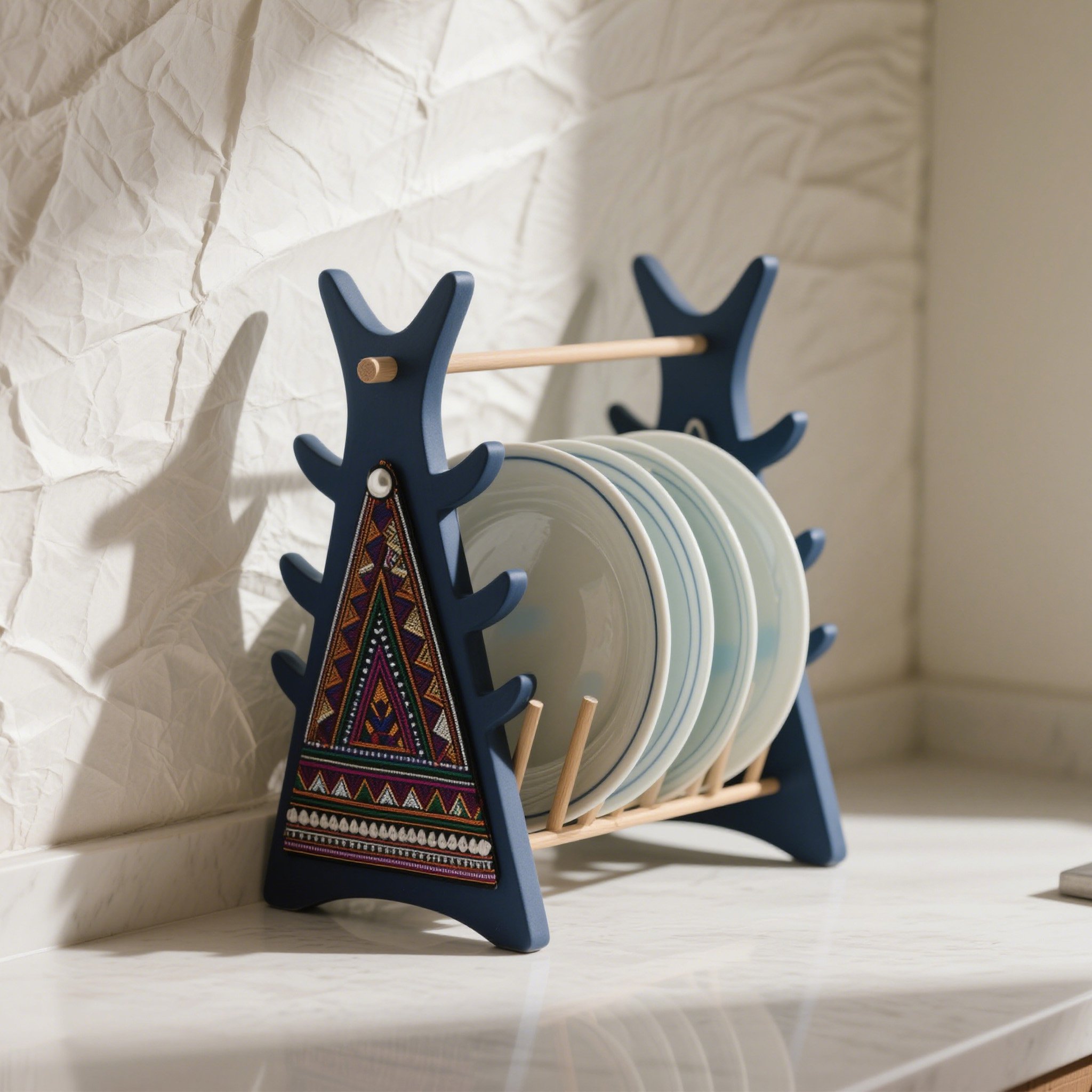 木製食器収納ラック（4個入り）