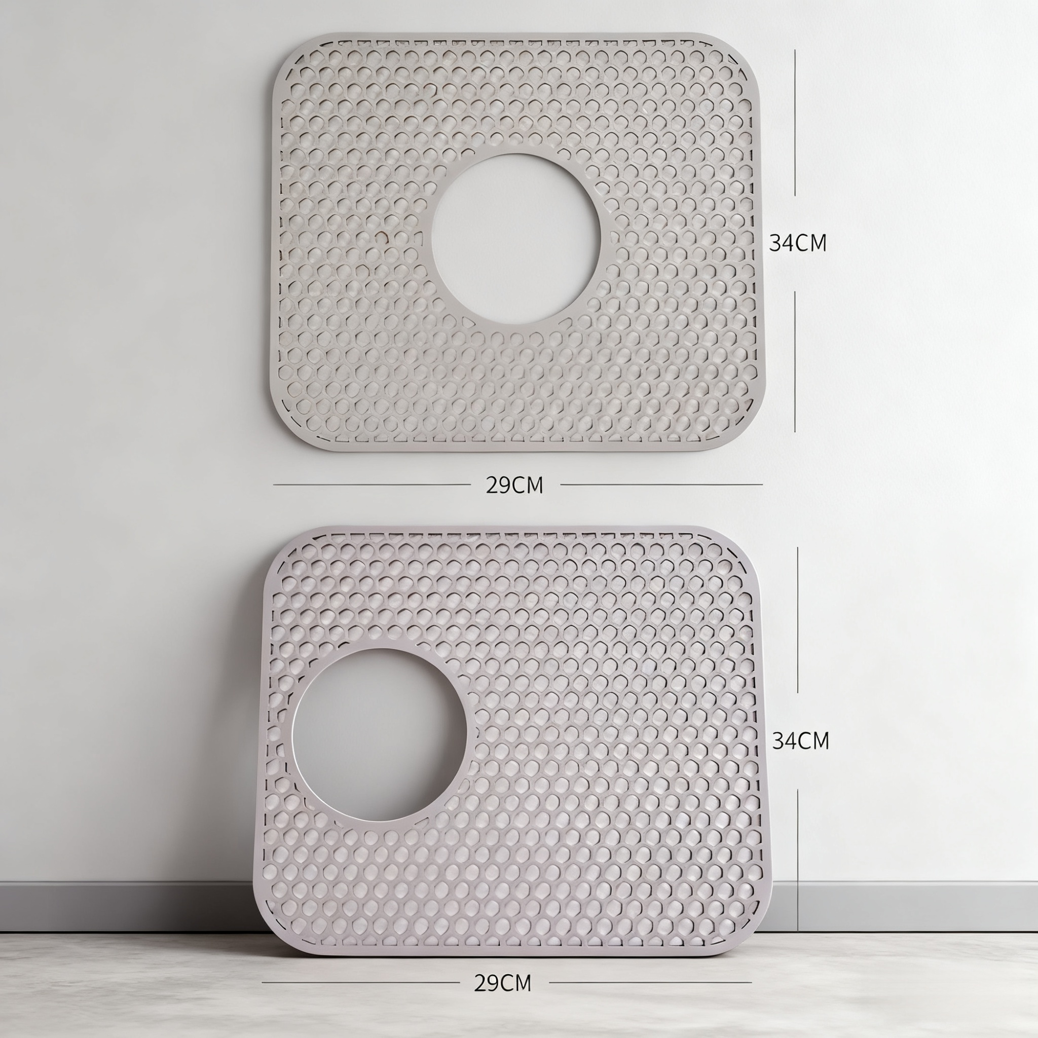  キッチン用シリコン水切りマット