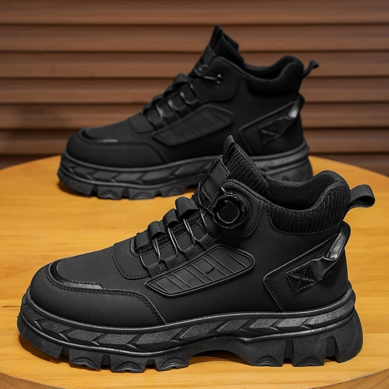 남자 가을 스타일 레이스업 빈티지 워커 부츠