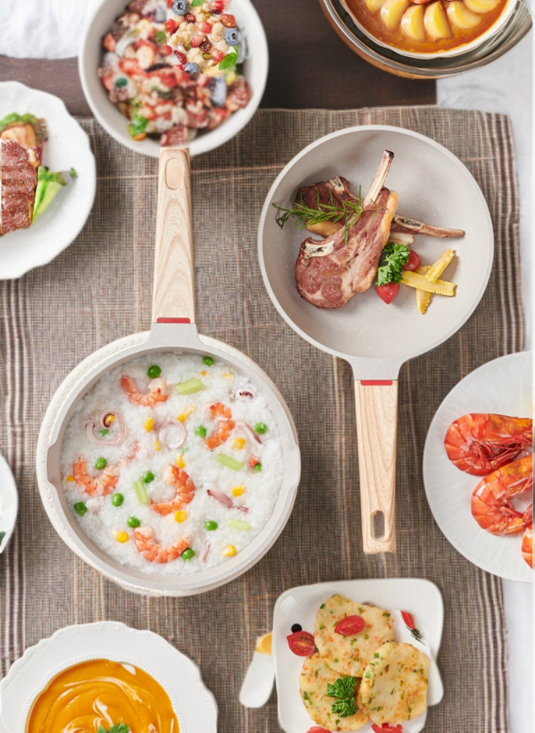 ユニバーサルフライパンとポットのセット