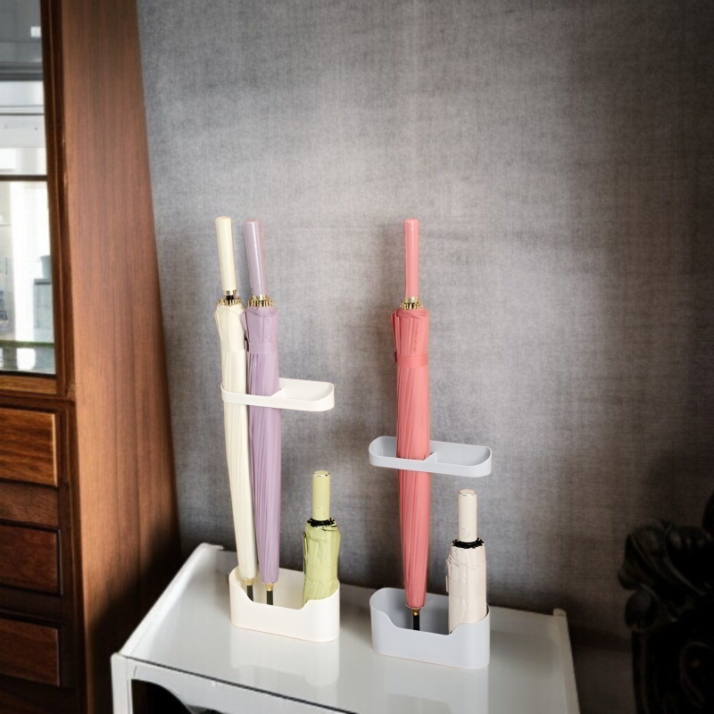 홈우산수납선반 다용도 분리형 자체 접착식 벽걸이 펀치프리 벽걸이 물빠짐 홈우산선반