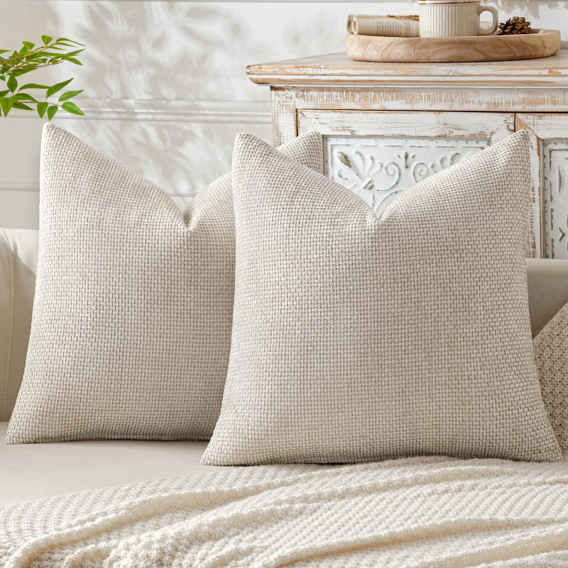 Oreiller en chenille