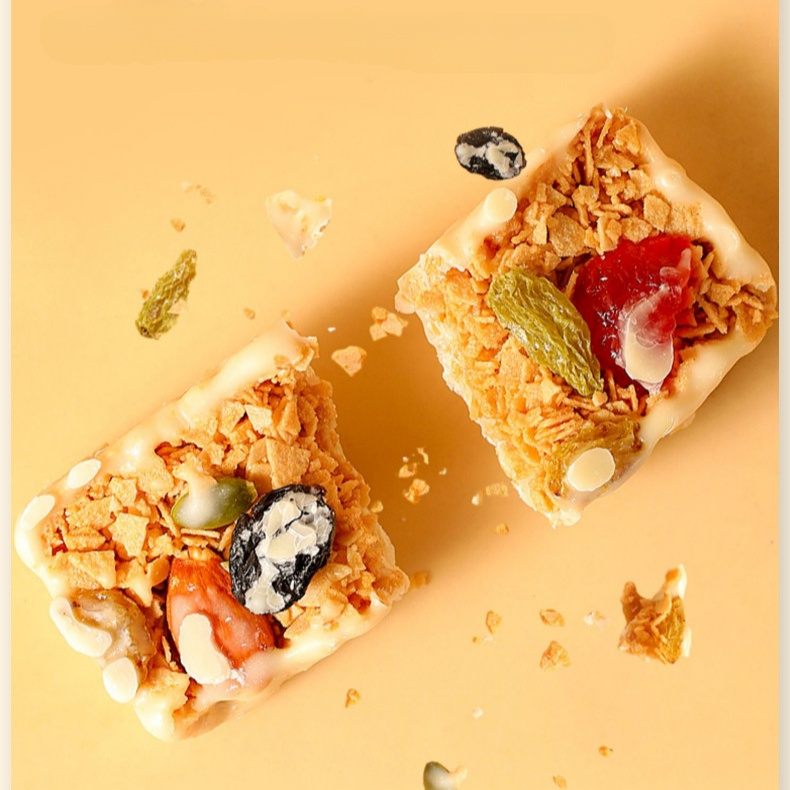 건강 즉석 오트밀바 맛있고 든든한 아침 게으른 건강 영양 아침식품