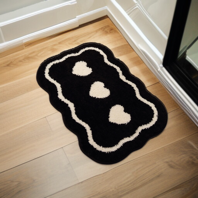 Wasserabsorbierende und rutschfeste Bodenmatte