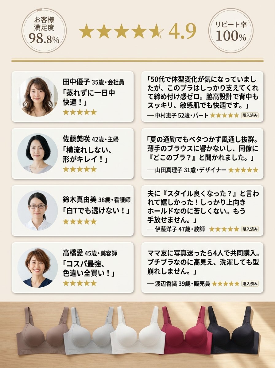 【ノンワイヤー垂れ防止矯正ブラジャー】着るだけで少なくとも10キロ細く見える。2時間限定で半額割引、3枚目は600円のみ！！