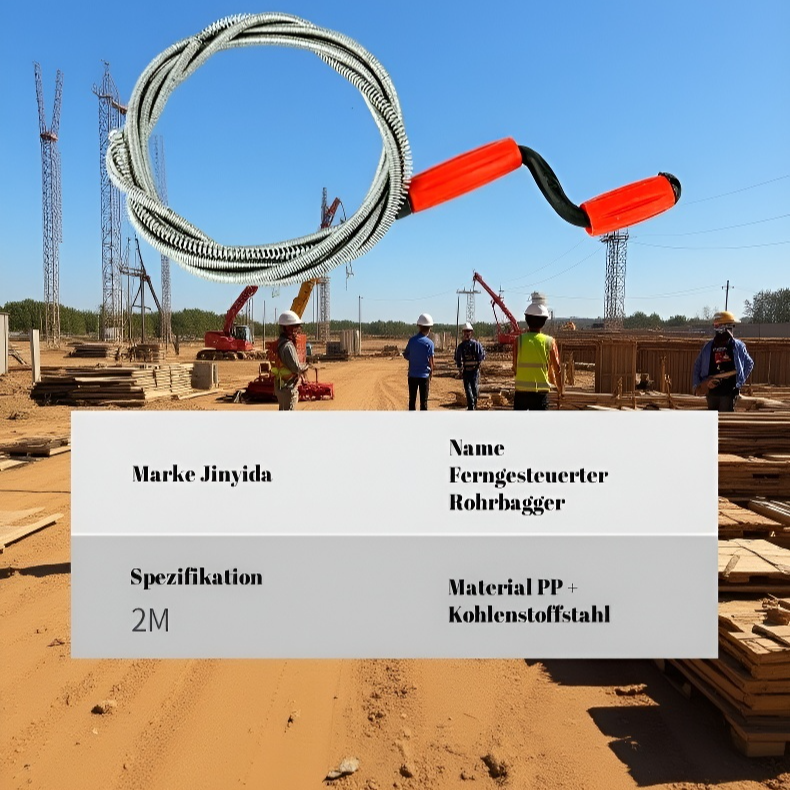 Handbetriebener Federrohrreiniger