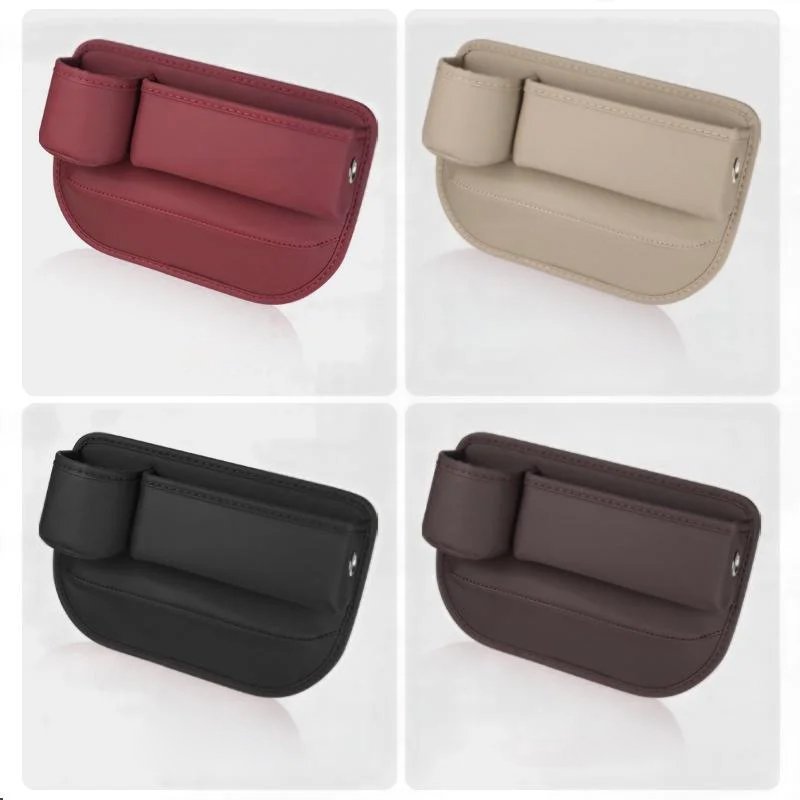 Car seat gap side storage box