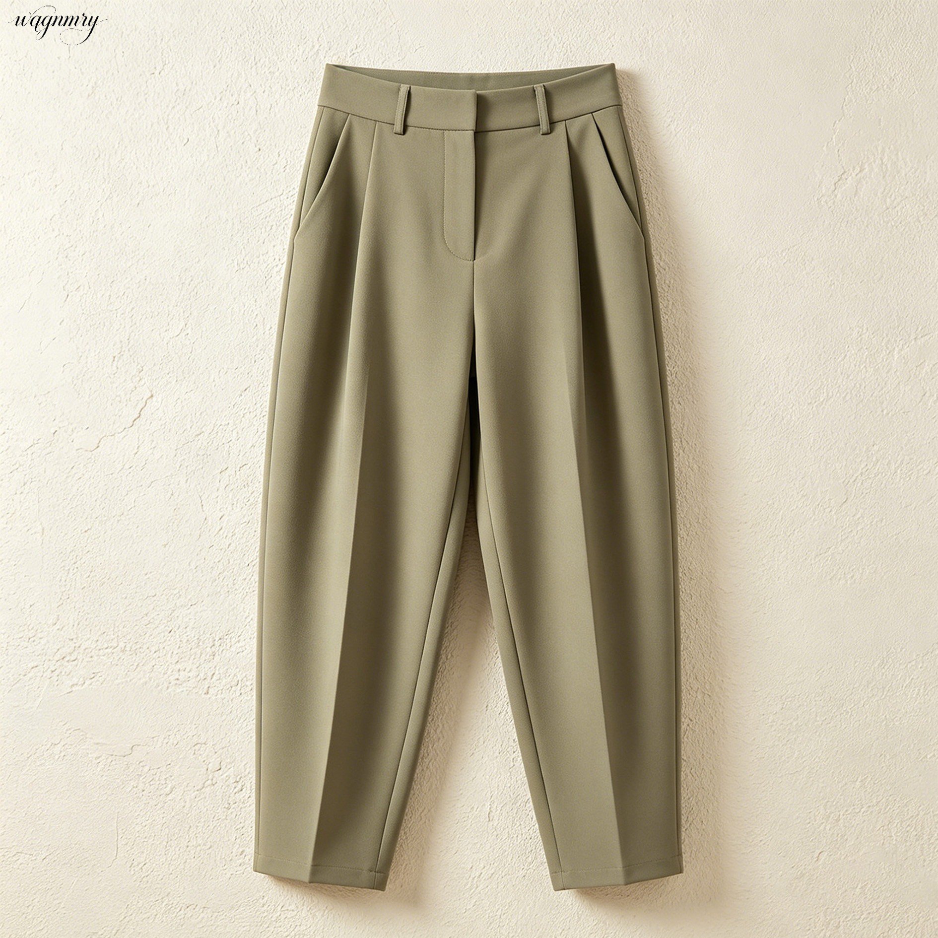 メンズ用高品質ドレスパンツ正面画像