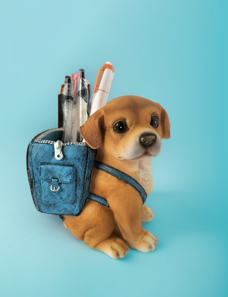 Bunter Organizer für Stifte und Bürobedarf