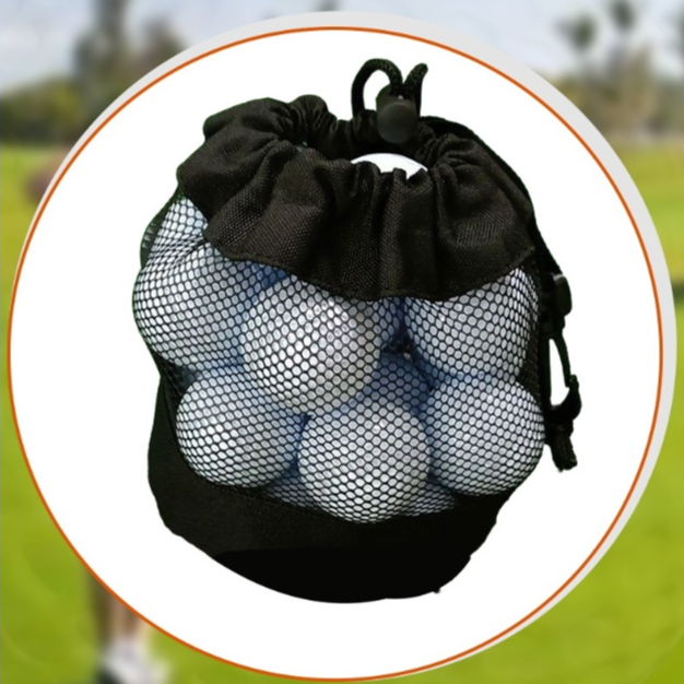 Single-Sided Mesh Drawstring Bag