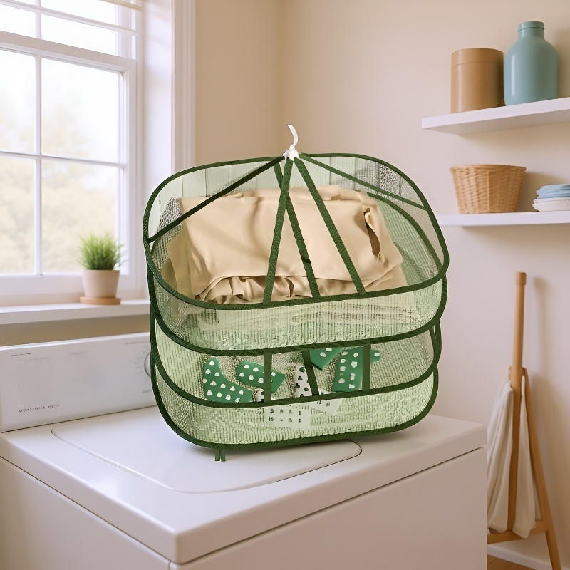 Household solid color sweater drying rack