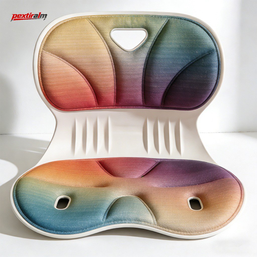 เบาะรองนั่งระบายอากาศสำหรับเบาะรถยนต์ สีดำ 2 ชิ้น