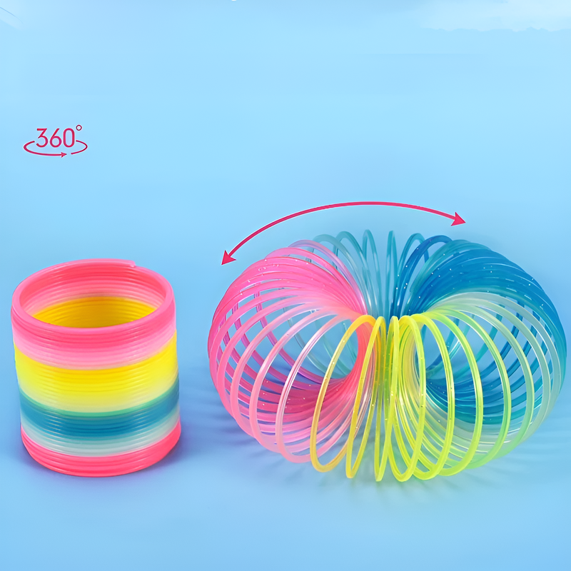 Juguete de anillo arcoíris de primavera