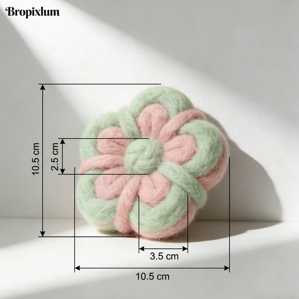 Esponja de limpieza de fieltro de lana