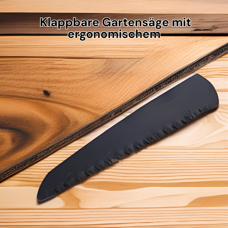 Klappbare Gartensäge für den Außenbereich mit gummiertem Griff, scharfe Klappsäge
