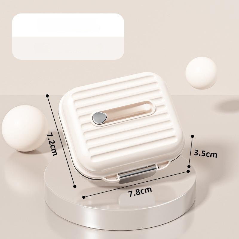 Weekly 7-Day Pill Dispenser, Portable Three-Meals Sealed Travel Pill Box