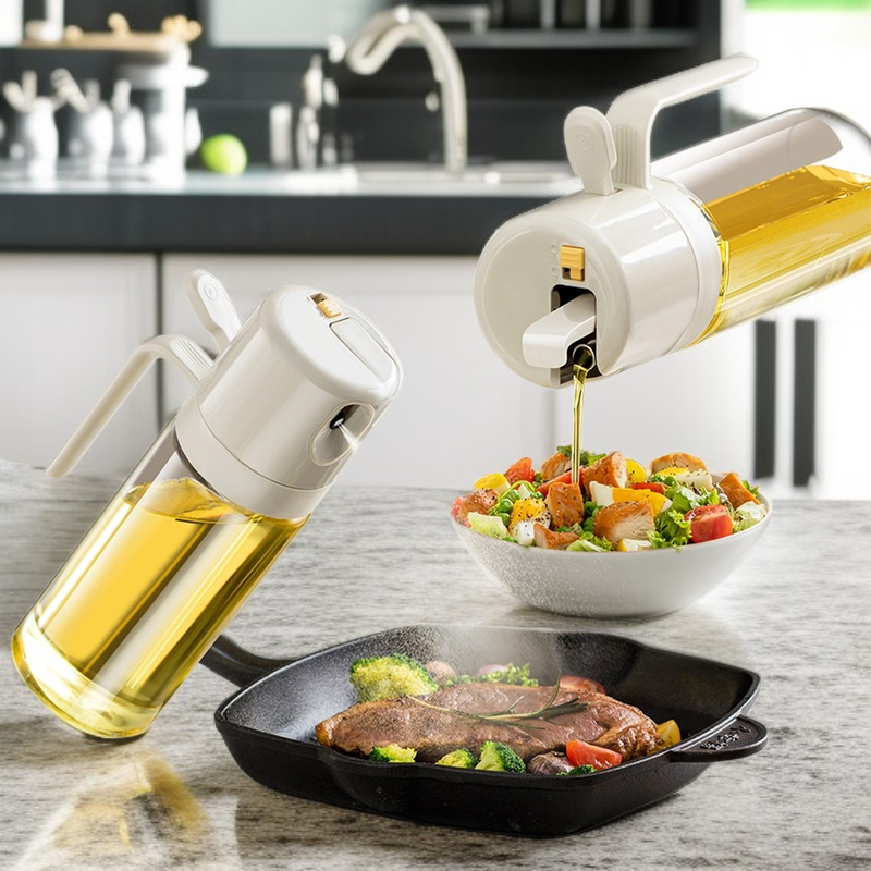 Glass Oil Spray Bottle for Kitchen Home Use