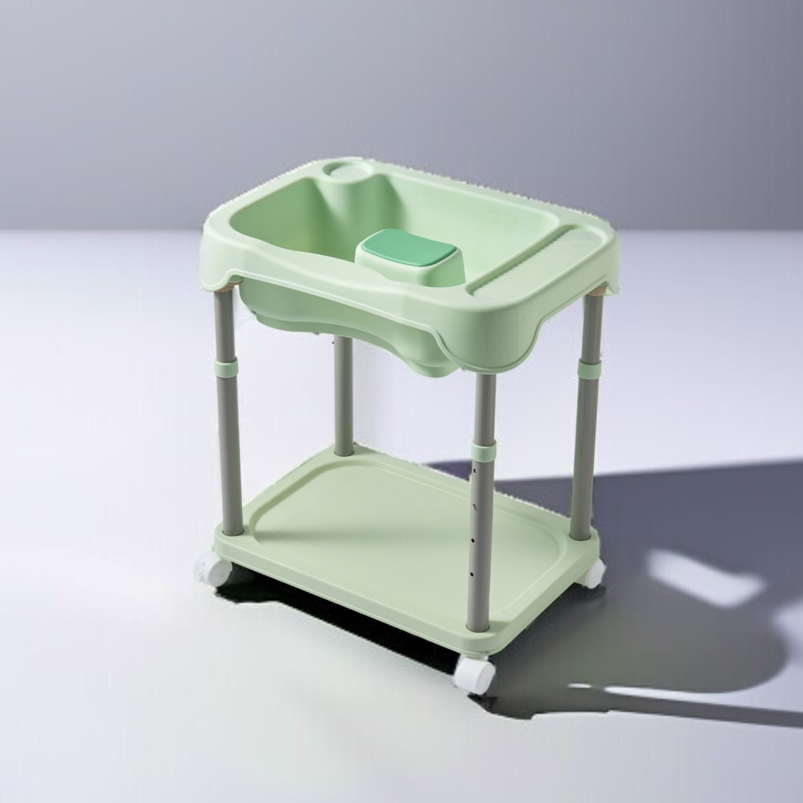 新しい家庭用寝台移動式シャンプー台の全体画像