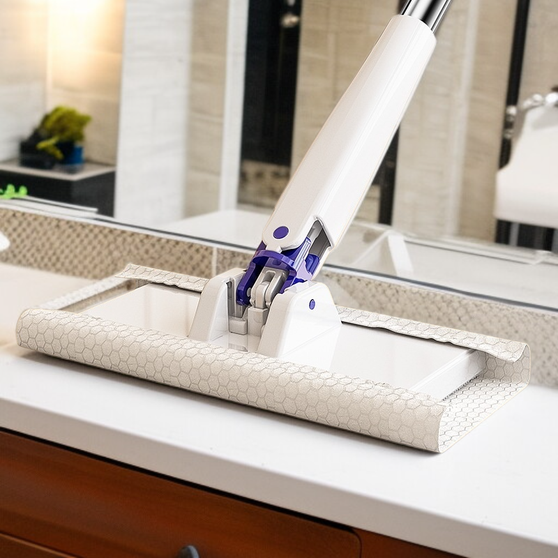 가정용 세면대 밀대 교환 종이 2차 이용 작은 밀대 자동 정전기 밀대 게으름뱅이 세면대 작은 밀대