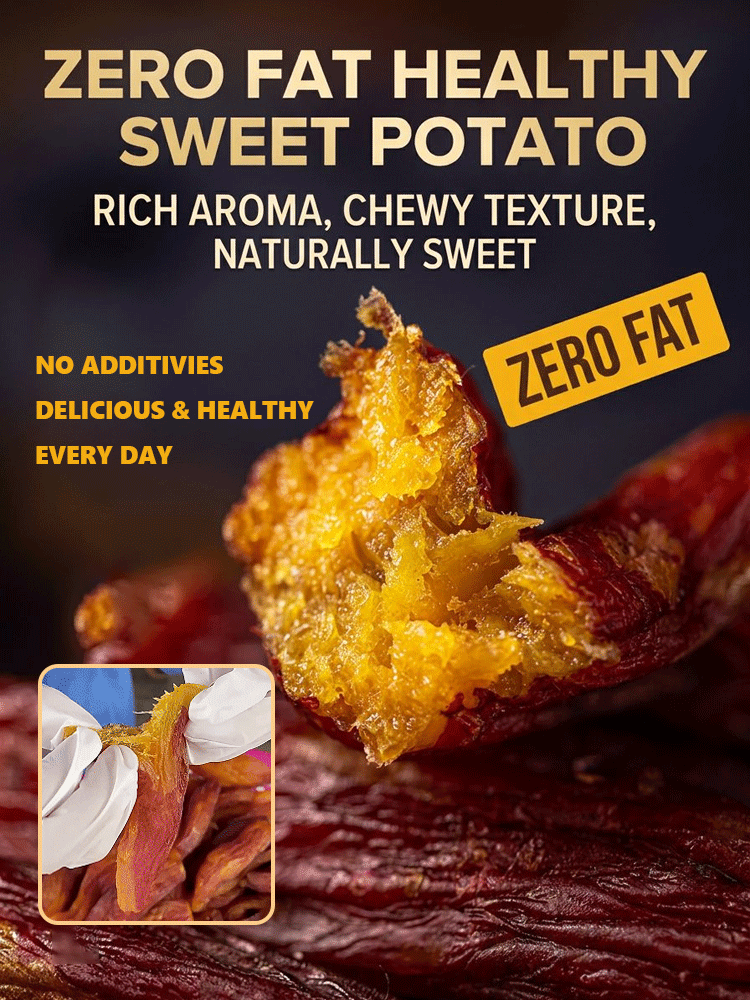 Low-fat, sugar-free dried sweet potatoes