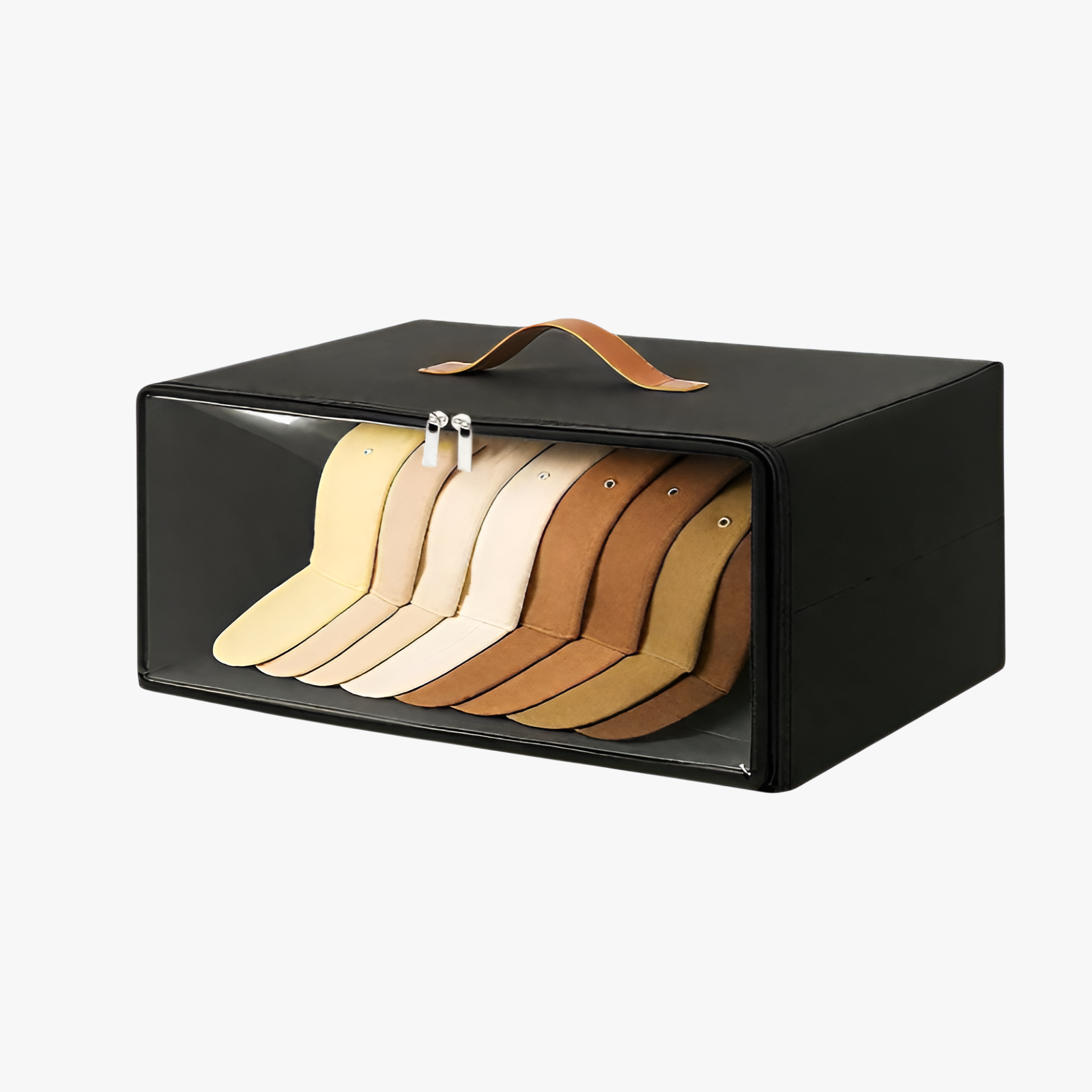 不織布野球帽収納ボックス雑貨収納整理ジッパー帽子ボックス布収納ボックス