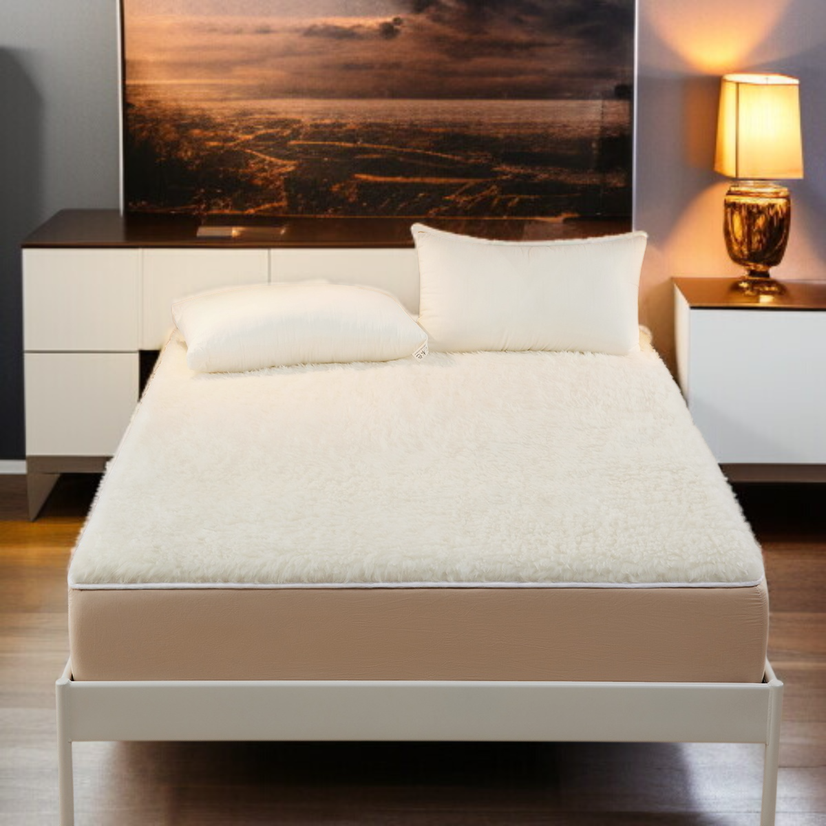 양털 침대 매트 쿠션 집방 캐시미어 매트리스 쿠션 매트리스 홈 방적 울 매트리스