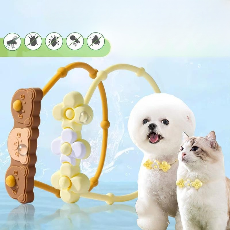 Collar repelente de mosquitos para mascotas al aire libre