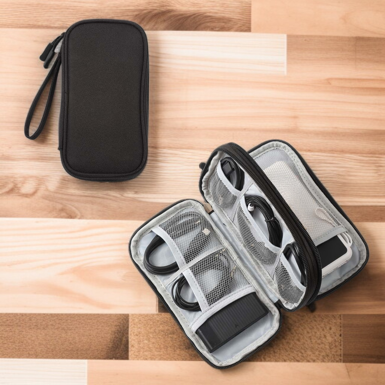 多層構造の収納バッグ